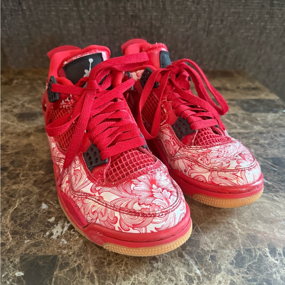 Nike. Wmns Air Jordan 4 Retro NRG 'Singles Day'’. Size 5.5. - Picture 2 of 16